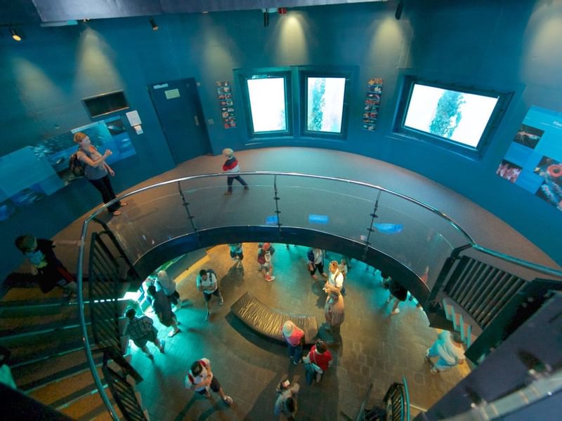 Interior of Busselton Jetty near Pullman Bunker Bay Resort