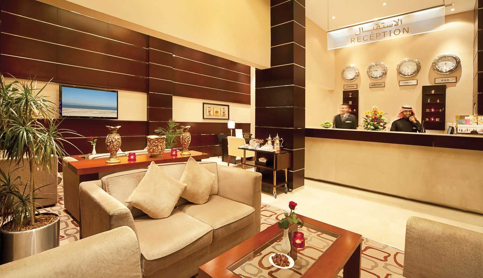 Reception at Coral Jubail Hotel