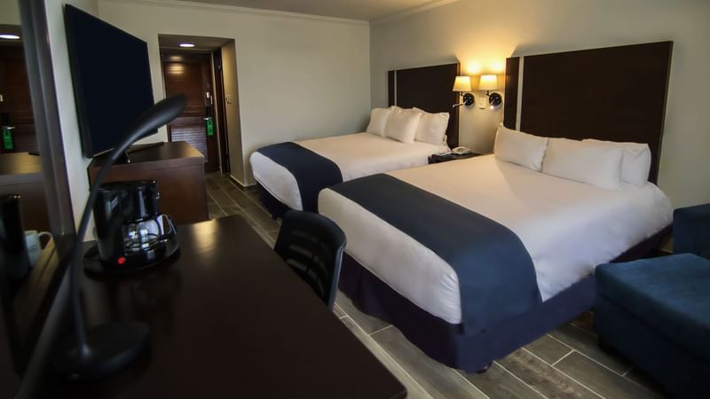 Two beds & furniture in Superior Double at Gamma Tampico