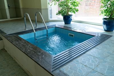 Plunge pool at Al Ain Palace Hotel in Abu Dhabi, United Arab Emi