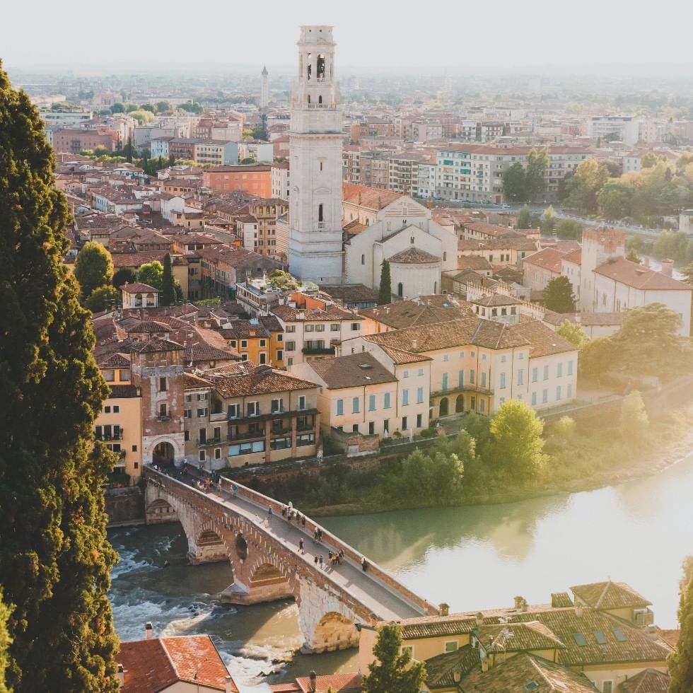 A glorious morning at Verona city near Falkensteiner Hotels