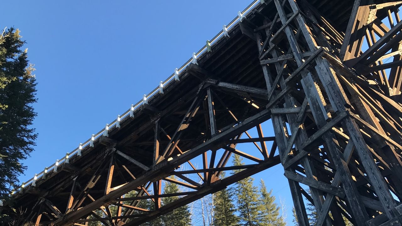 Kiskatinaw Bridge north of Dawson Creek