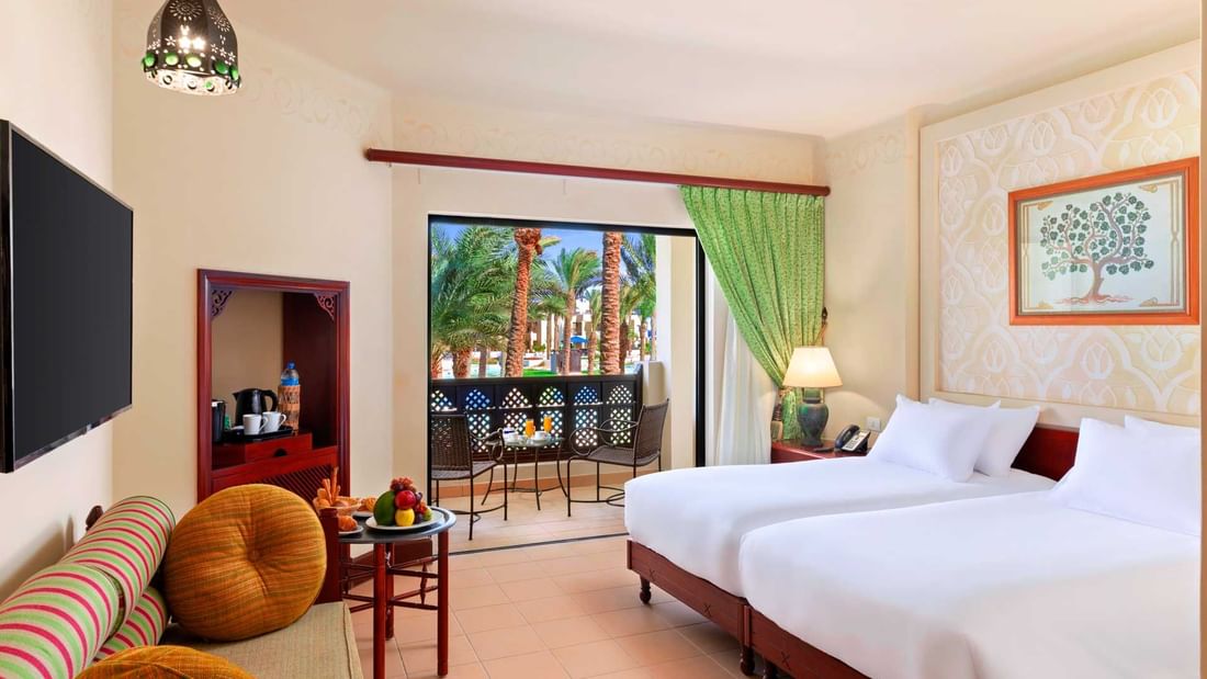Deluxe Room with Lagoon View at Pickalbatros Oasis Hotel in Port Ghalib