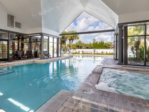 Pool & Hot Tub at the Oaks at Legacy Vacation Resorts