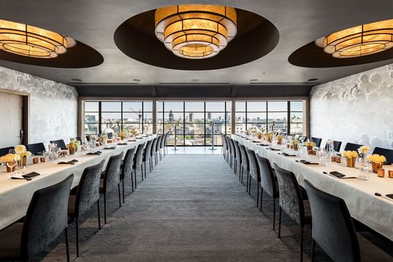 Conference Event Setup in Penthouse at Radisson Bl Edwardian Hempshire, Edawrdian Hotels Group