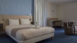 Interior of the Suite room at Hotel Cholet Train Station
