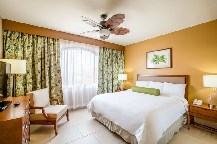Interior view of Two Bedroom Premium King at Eagle Aruba Resort