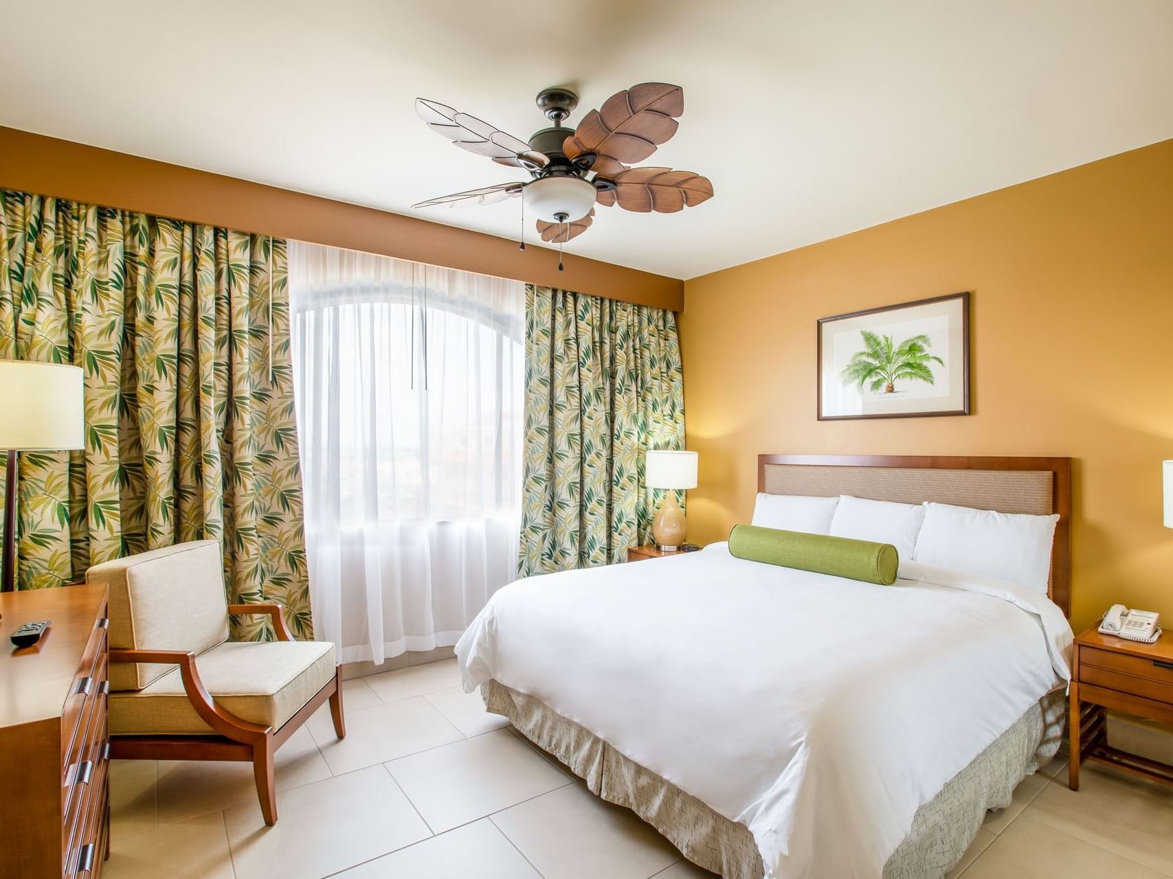 Interior of Premium King Bedroom at Eagle Aruba Resort & Casino