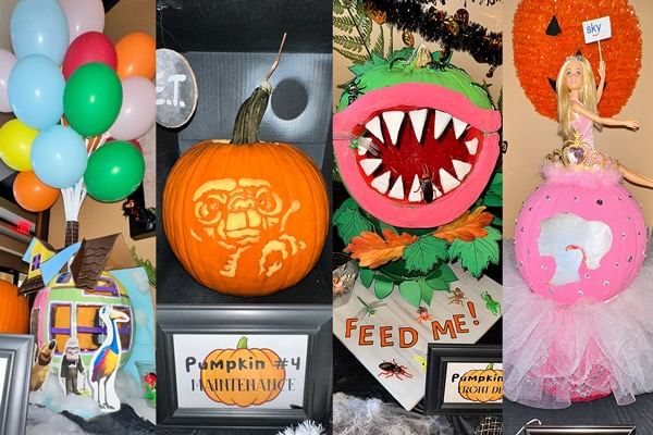 pumpkin decorations for Halloween at Lake Buena Vista Resort Village & Spa