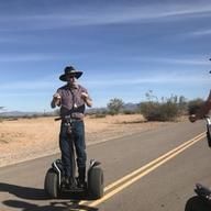 Tour guide on segway