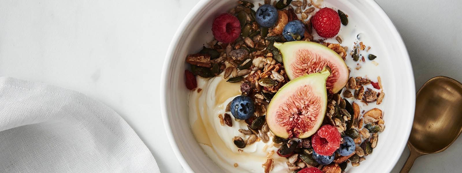 Closeup of a bowl of a delicious meal at Crown Hotels Perth