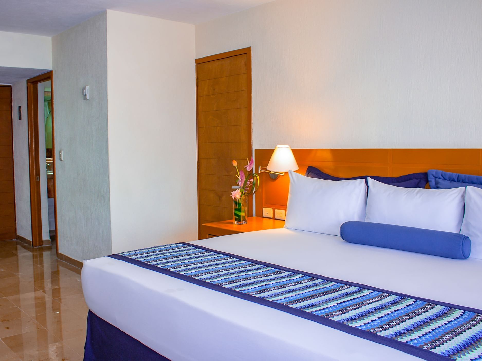 Double Bed Room at Plaza Pelicanos Grand Beach Resort Hotel