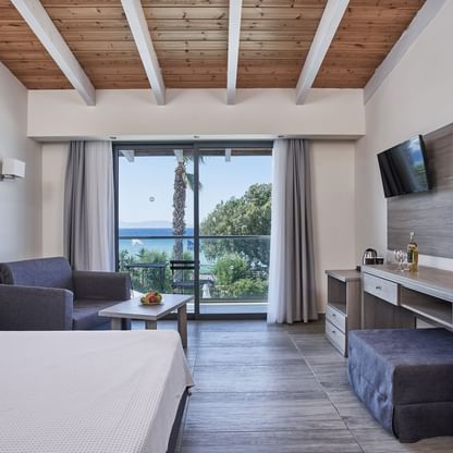 Interior of Junior Suite Side Sea View at Blue Bay Resort