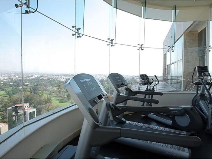 Cardio area of gymnasium of Grand Americana Guadalajara