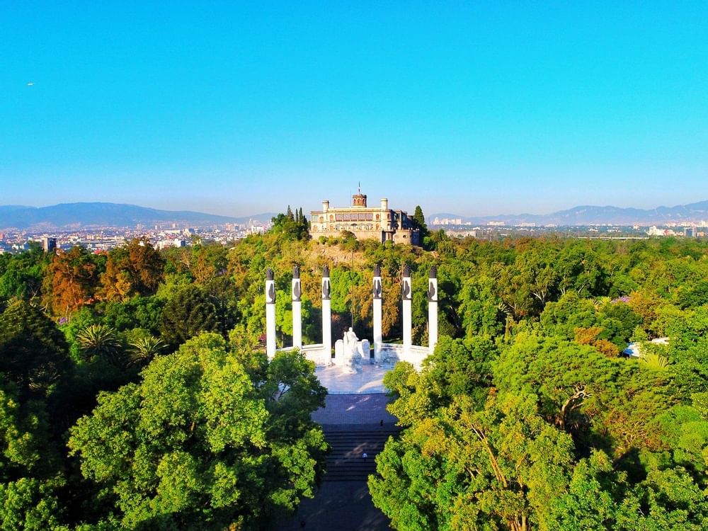 Chapultepec Park near the La Colección Resorts