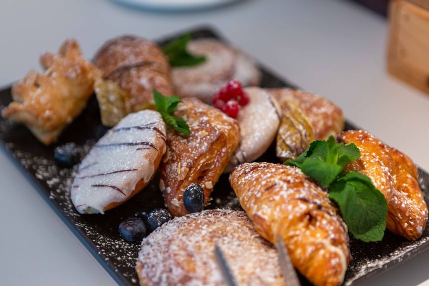 Photo of served snacks at Salon Merkur Meeting room at Hotel Palace Munich