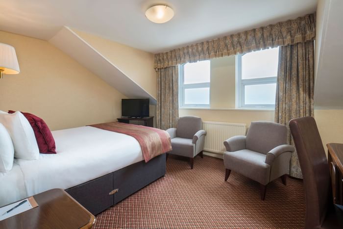 Bed in Standard Family Room at The Imperial Hotel Blackpool