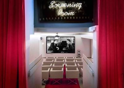 Interior of Screening Room at St. George Lycabettus