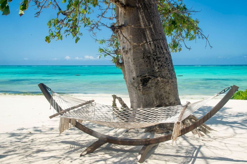 Hammock in the beach at SafiraBlu Luxury Resort & Villas