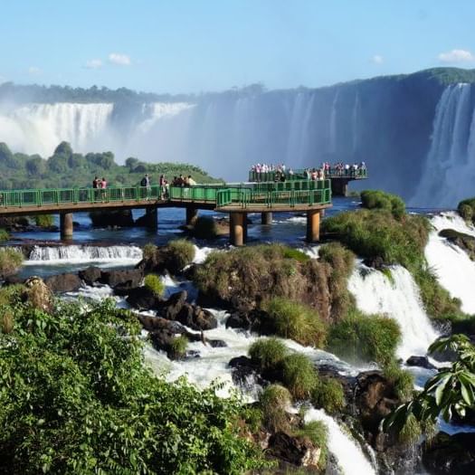 View of the Iguazú Waterfall near the DOT Hotels