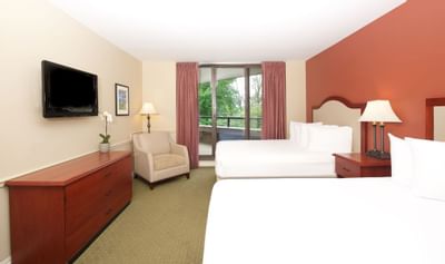 Bed & furniture in a bedroom at Washington Conference Center
