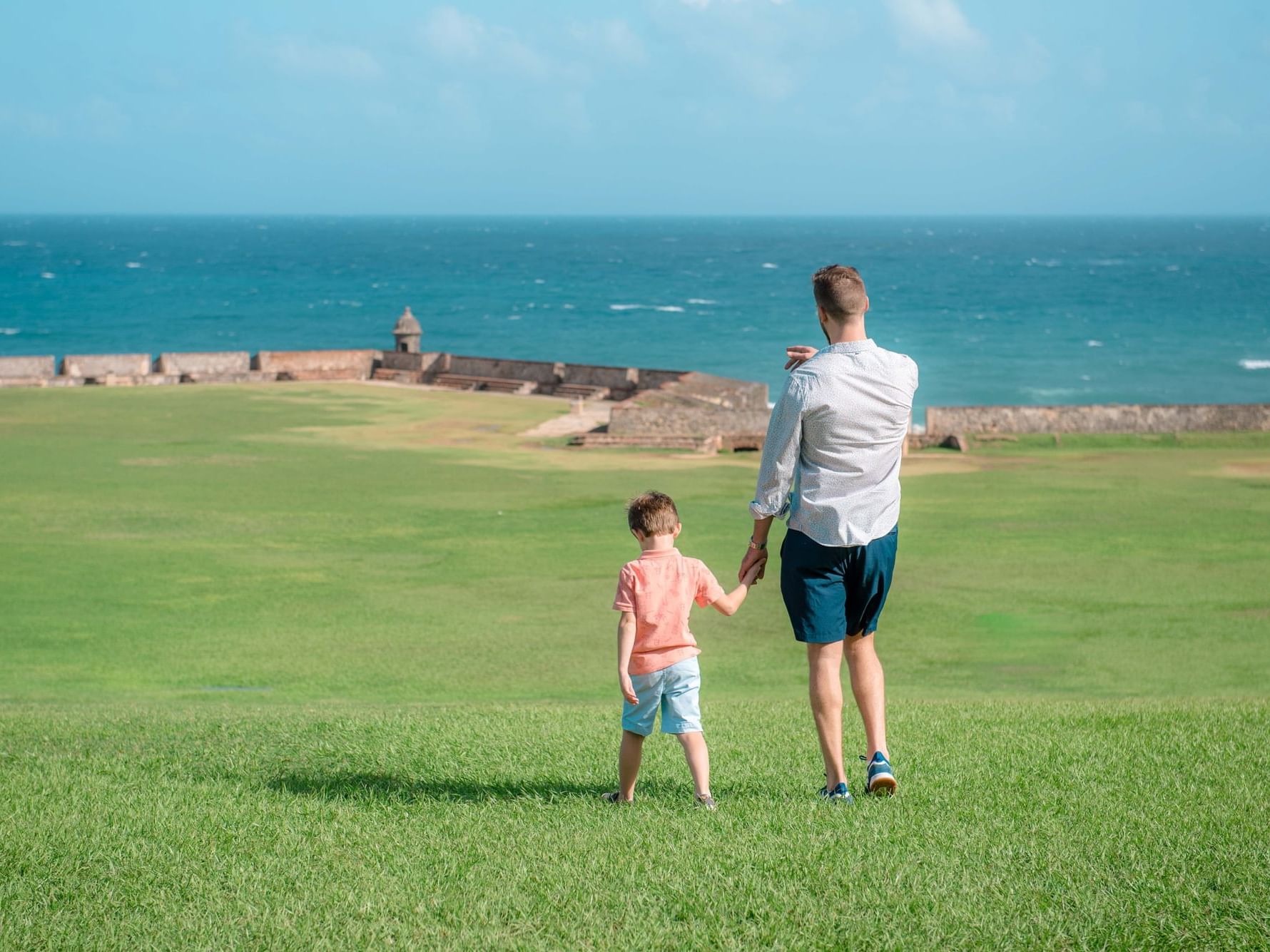 Family at El Morro