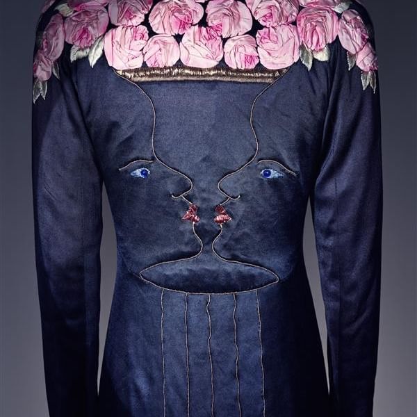 Evening coat designed by Elsa Schiaparelli and Jean Cocteau 1937 London England  2025 ADAGP  DACS  Comite Cocteau Paris. Photograph Emil Larsson