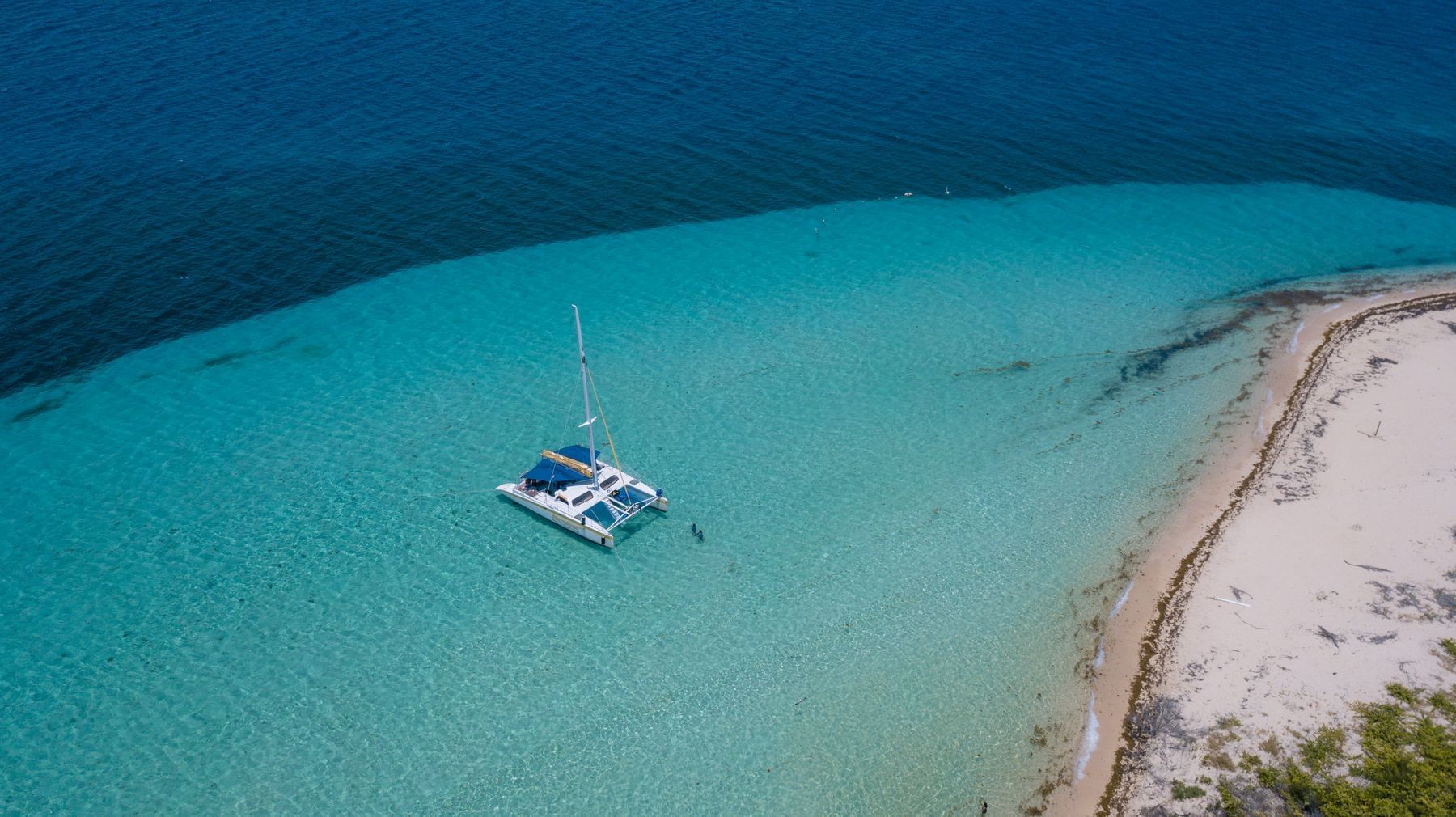 Arial shot of Beach