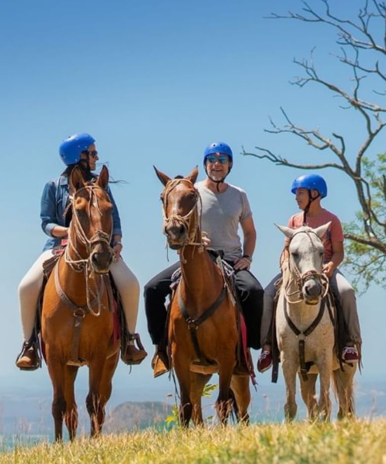 Family enjoying Horseback Riding near Buena Vista Del Rincon