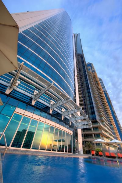 View of the Outdoor swimmin pool at Tamani Marina Hotel 
