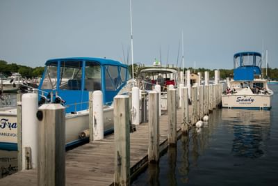 Fishing charters downtown Charlevoix