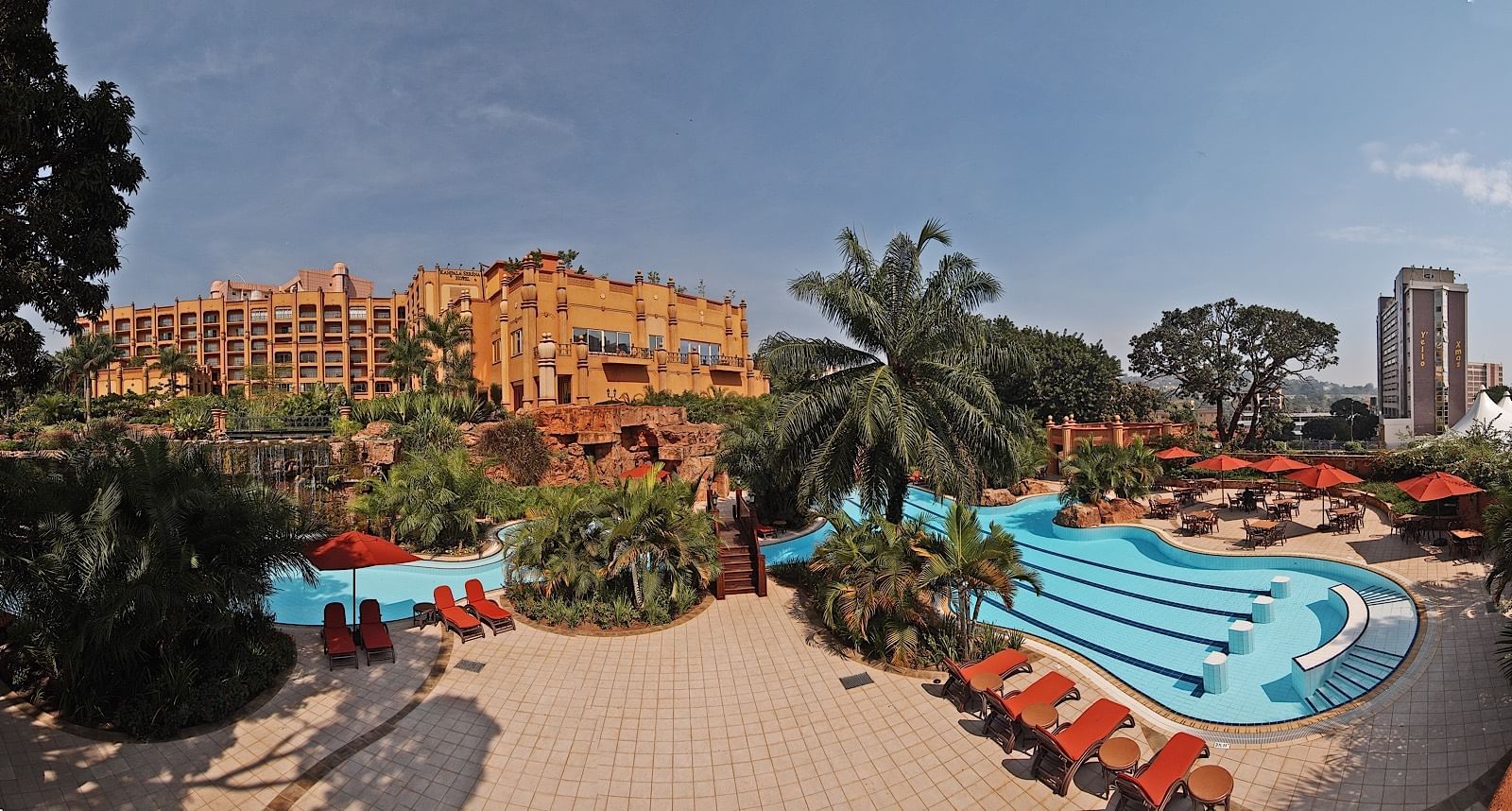 A Landscape view of The Kampala Serena Hotel