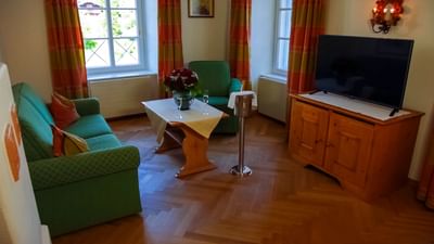 Luxury Suite at Tiefenbrunner Hotel in Kitzbühel, Austria