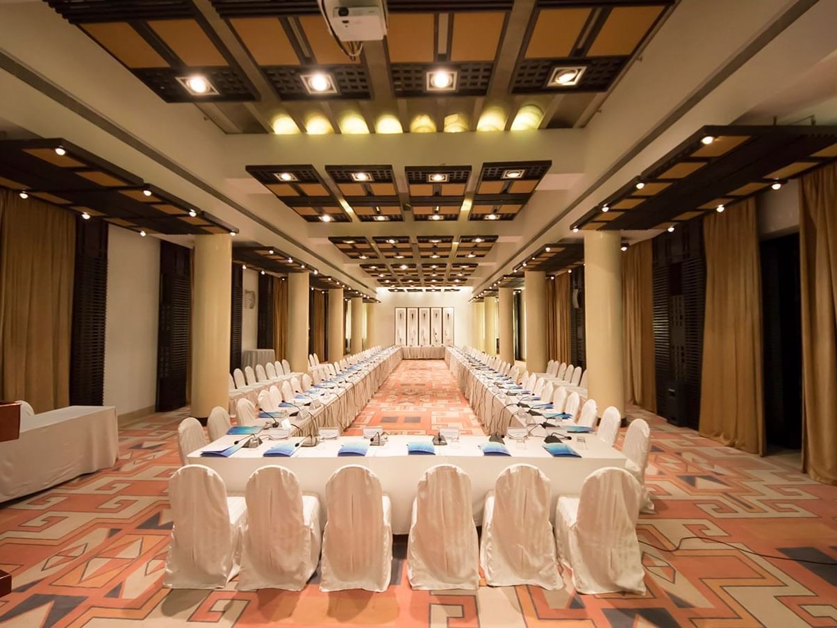 Interior of the Grand ballroom at Kabul Serena Hotel