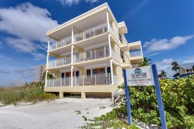 view hotel from beach