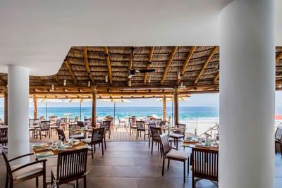 Interior of a restaurant at Buenaventura Grand Hotel