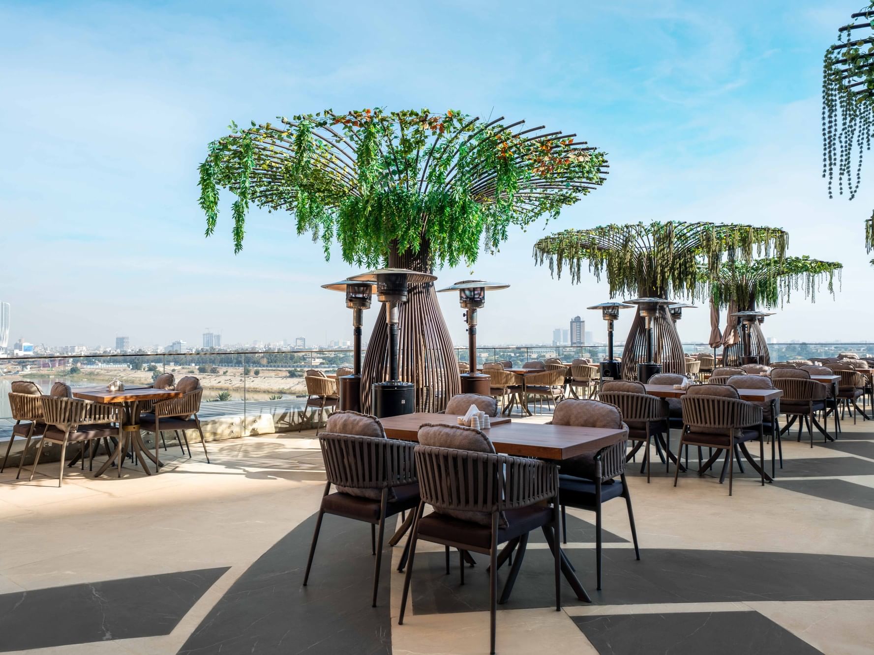 Orchid Pool Terrace at World Heart Hotel Baghdad