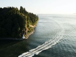 Lighthouse in Stanley Park near Paradox Hotel Vancouver