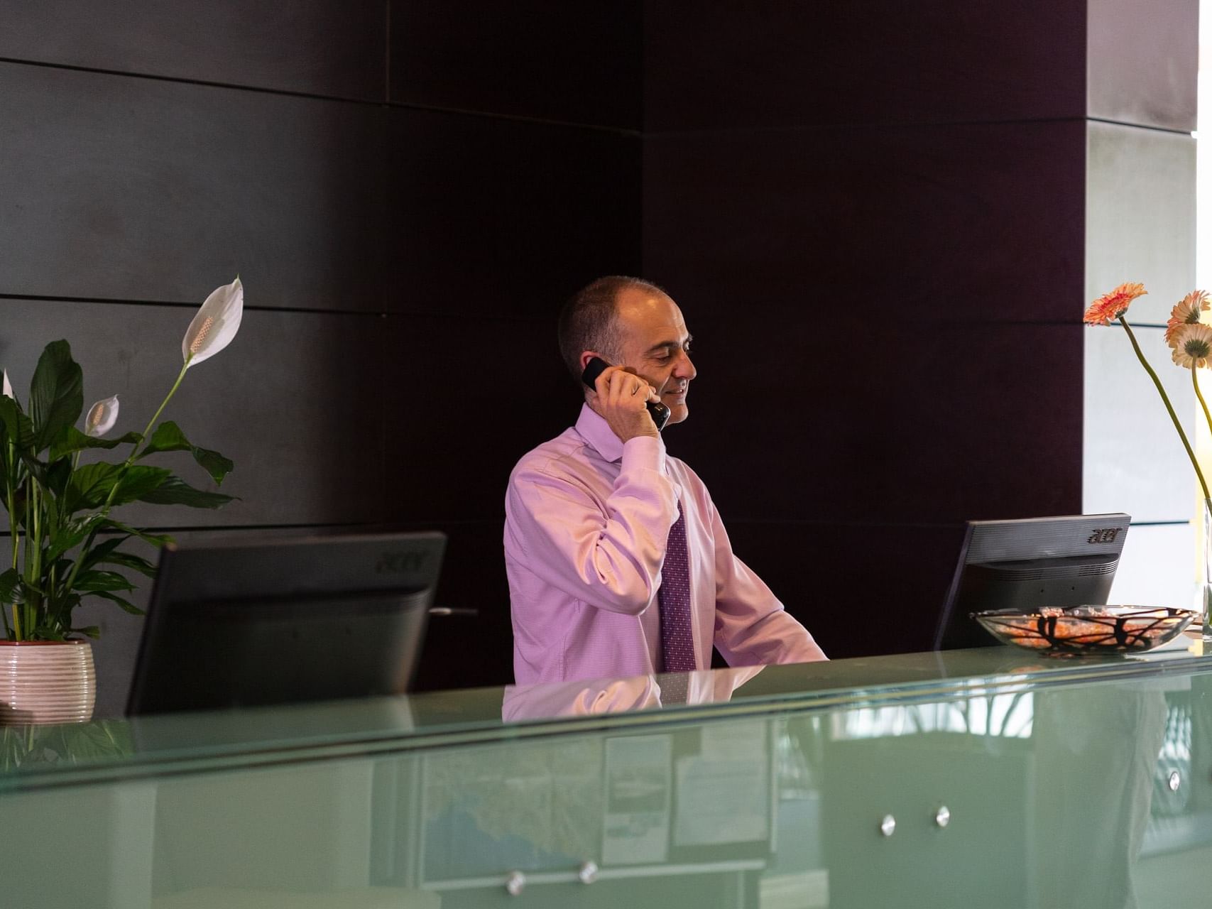 Front Desk and Lobby - Aimia Hotel Soller