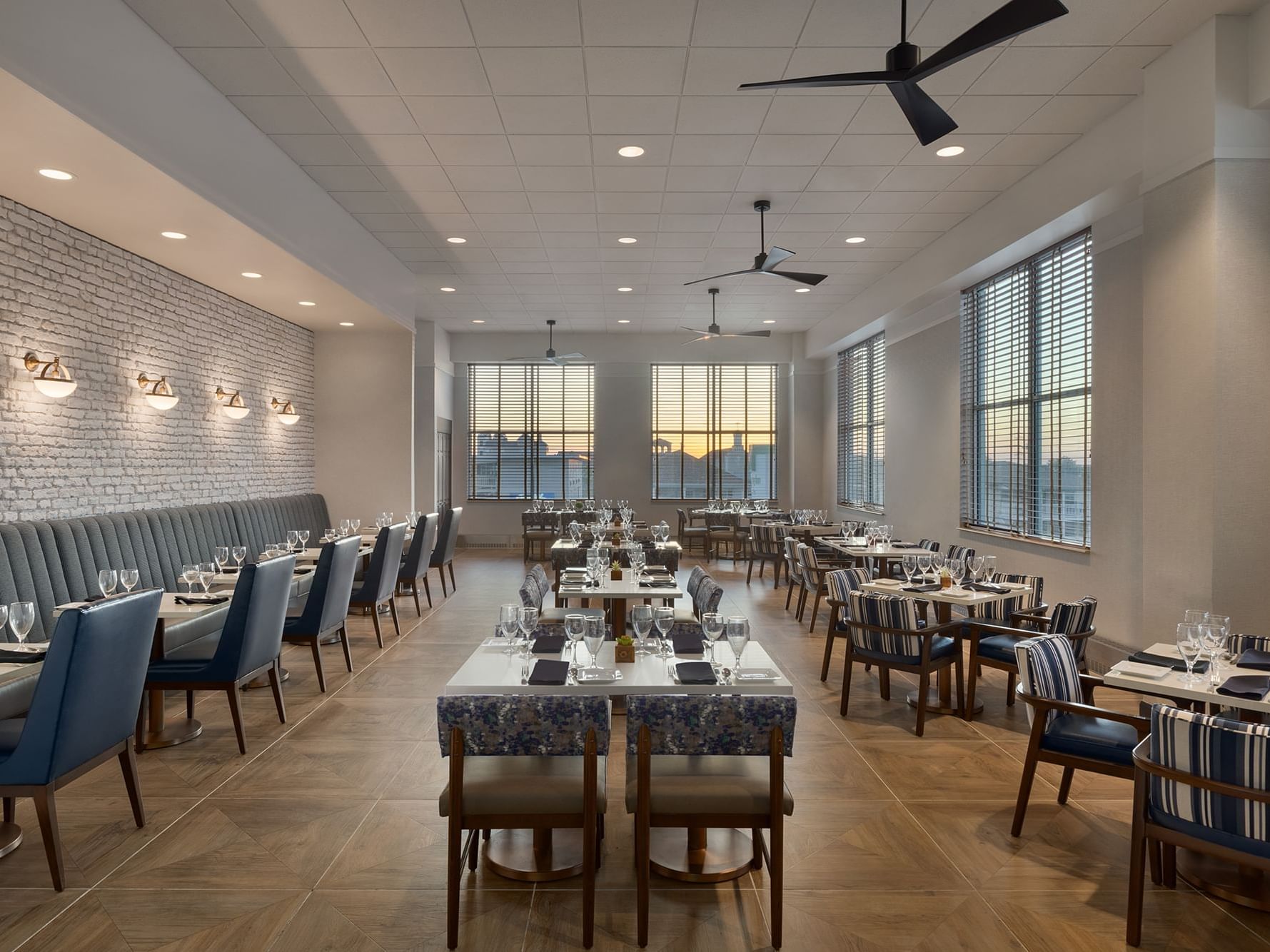 Interior of the Coral Reef restaurant at Holiday Inn Hotel