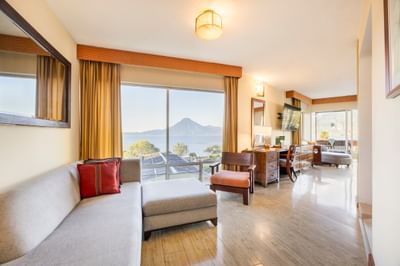 Living room in a suite