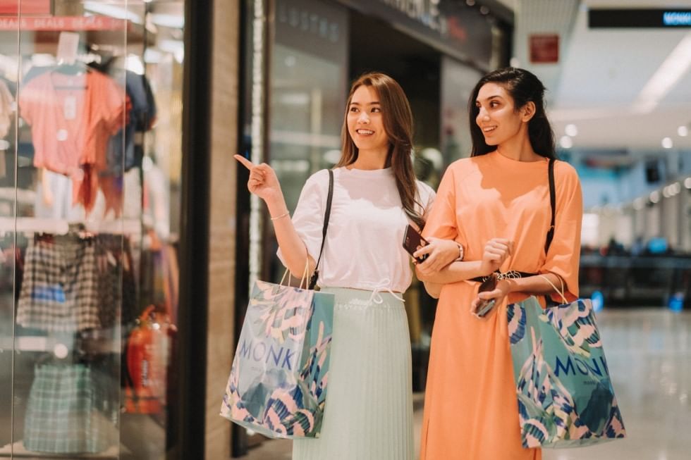 Two Ladies Shopping in Sunway Putra Hotel