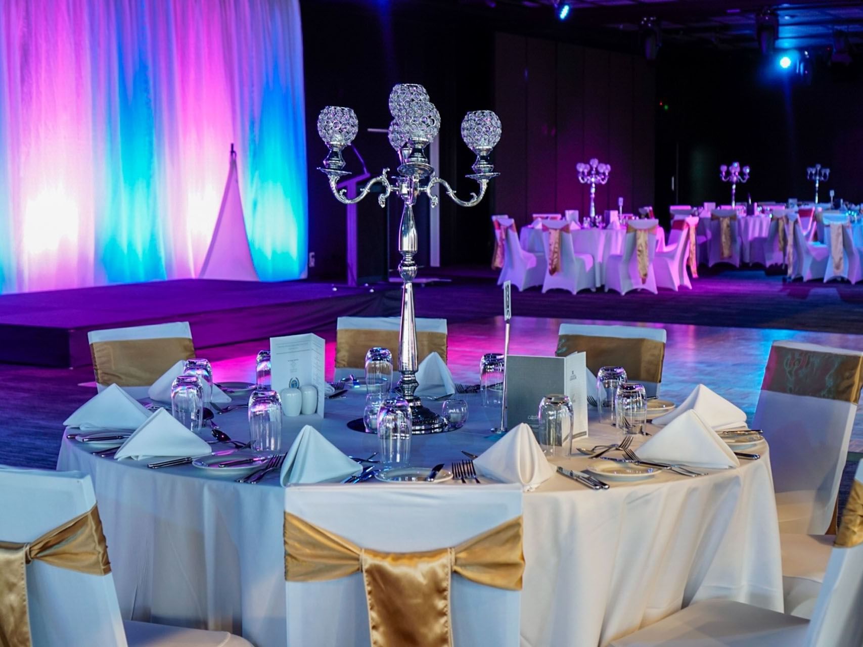 Banquet set-up in Wedding Venue at Grand Chancellor Brisbane