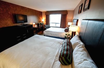 Two queen beds