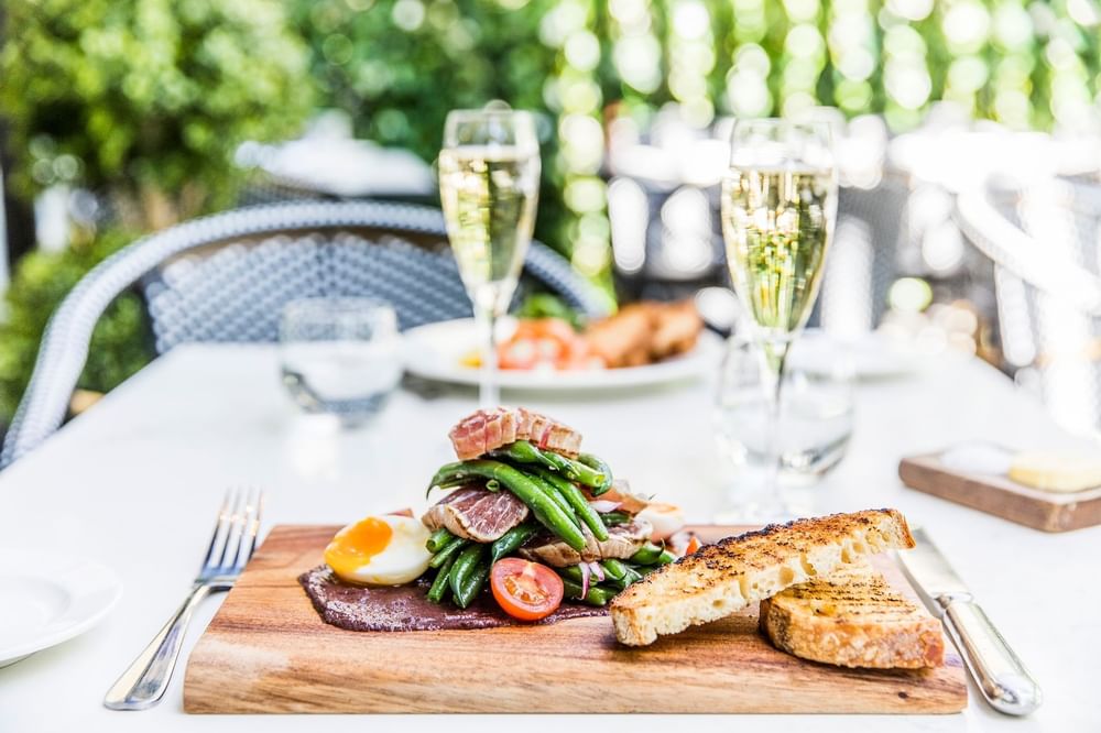French dish in Bistro Guillaume at Crown Metropol Melbourne