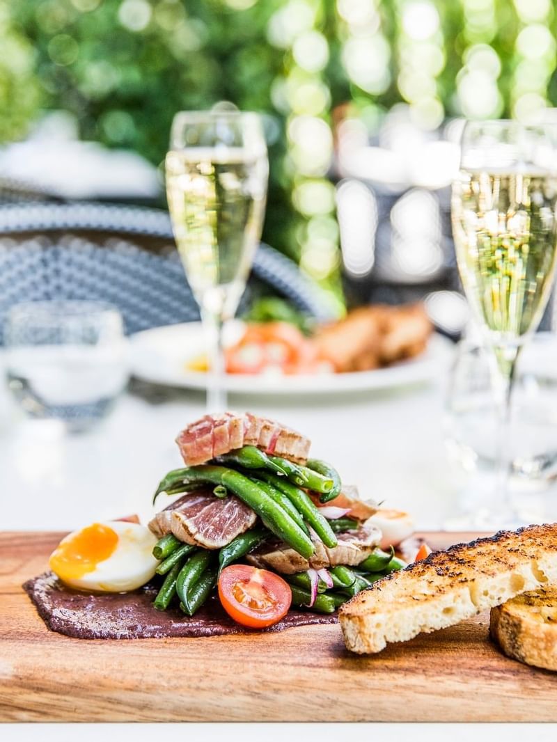 A seafood dish served in Bistro Guillaume at Crown Melbourne