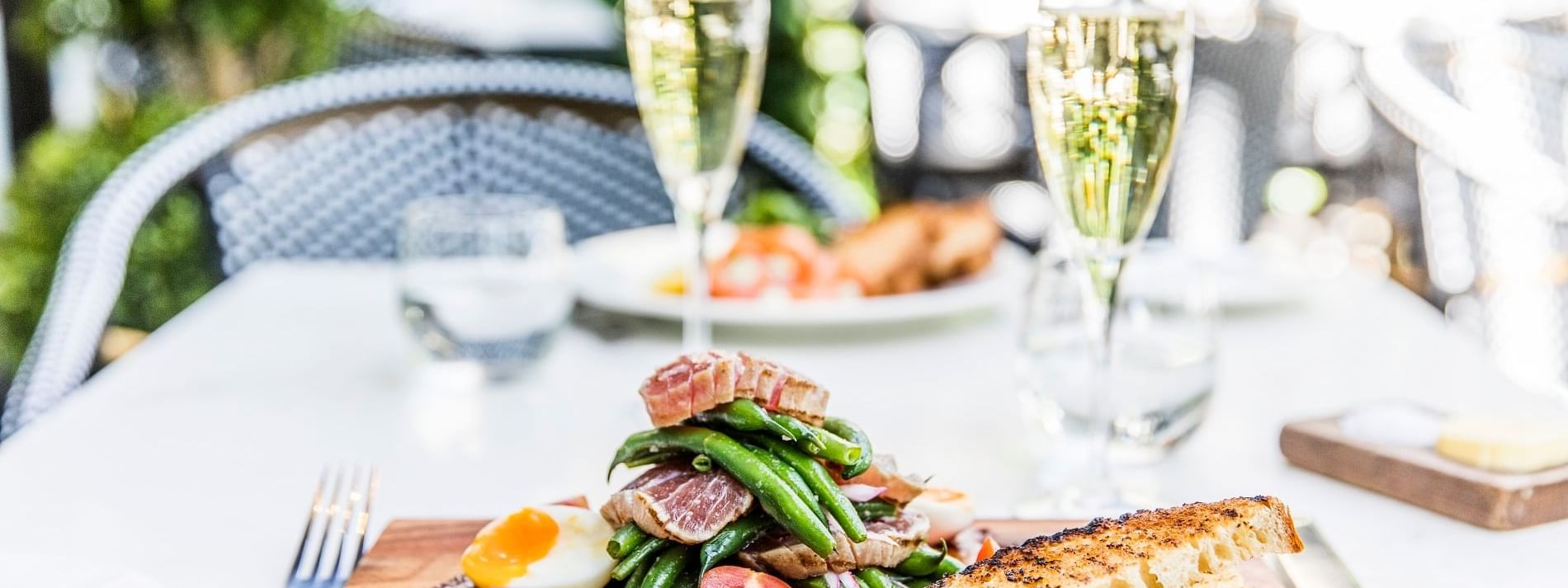 Served dish in Bistro Guillaume at Crown Hotel Melbourne