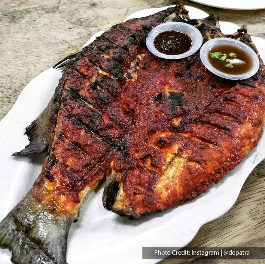  Grilled fish by Restoran Seri Mesra Ikan Bakar & Seafood served on a plate - Lexis Hibiscus