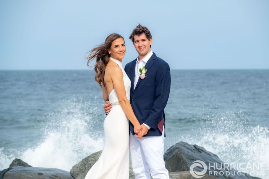 Couple on jetty