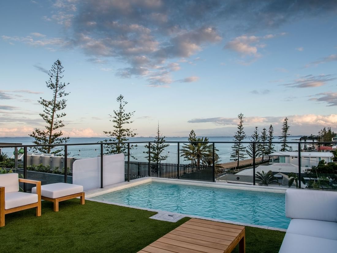 Rooftop Pool & terrace at The Sebel Brisbane Margate Beach